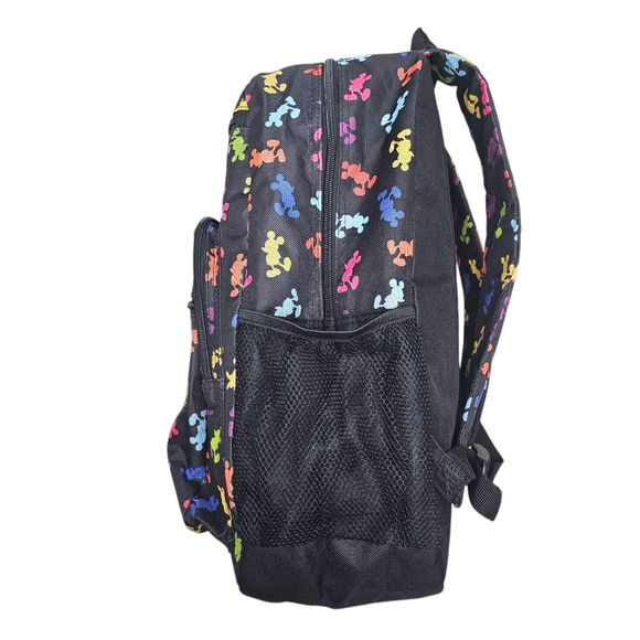 Walt Disney World Backpack Multicolor Mick Mouse Black Full-Size - Picture 4 of 7